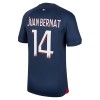 Original Fußballtrikot Paris Saint-Germain 2023-24 Juan Bernat 14 Heimtrikot Für Herren